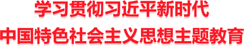 學(xué)習(xí)貫徹習(xí)近平新時代 中國特色社會主義思想主題教育